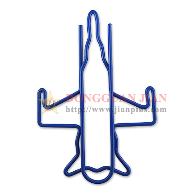 airplane shape paper clip